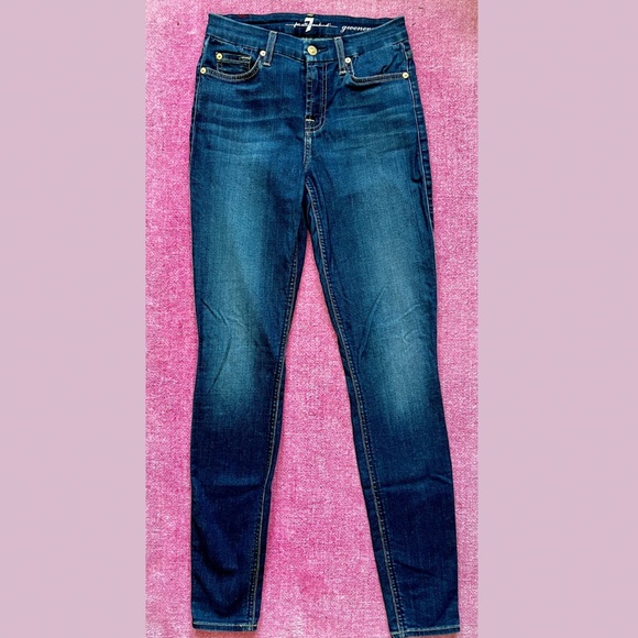 7 For All Mankind Skinny Jean, Gwenevere - Sz 26 - Picture 2 of 5